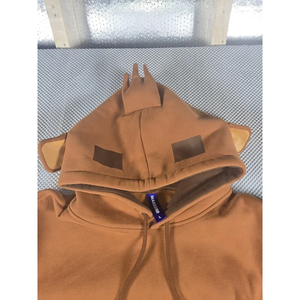 Makeship Bloons TD6 Dart Monkey Hoodie Size L Ninja Kiwi Limited Edition RARE!!!